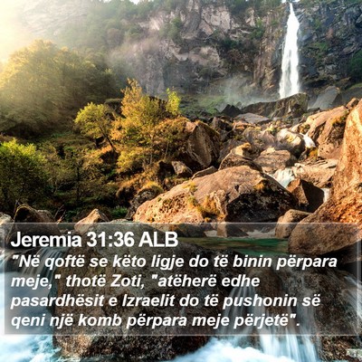 Jeremia 31:36 ALB Bible Verse Image