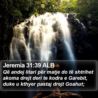 Jeremia 31:39 ALB Bible Verse Image