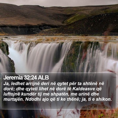 Jeremia 32:24 ALB Bible Verse Image