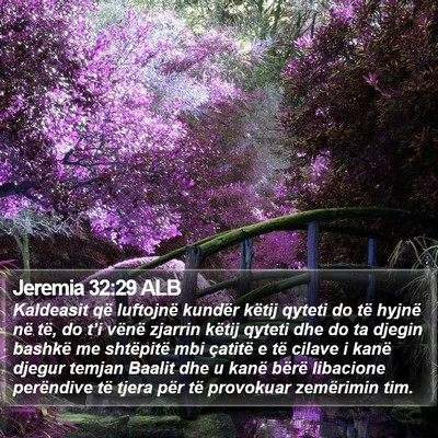 Jeremia 32:29 ALB Bible Verse Image
