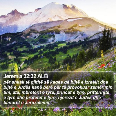 Jeremia 32:32 ALB Bible Verse Image