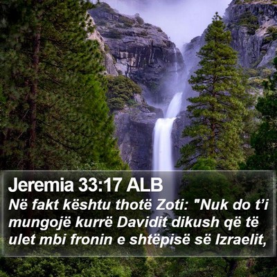 Jeremia 33:17 ALB Bible Verse Image