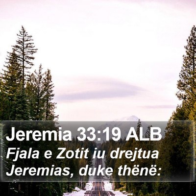 Jeremia 33:19 ALB Bible Verse Image