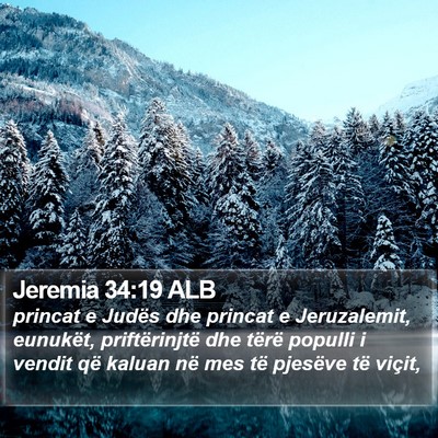 Jeremia 34:19 ALB Bible Verse Image