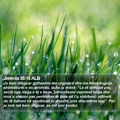 Jeremia 35:15 ALB Bible Verse Image