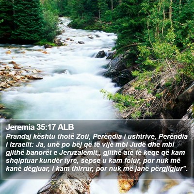 Jeremia 35:17 ALB Bible Verse Image