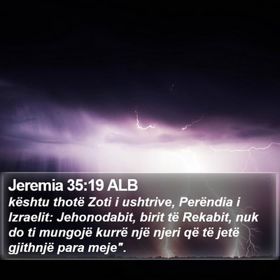Jeremia 35:19 ALB Bible Verse Image