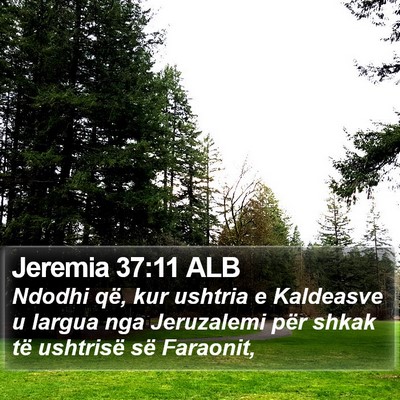 Jeremia 37:11 ALB Bible Verse Image