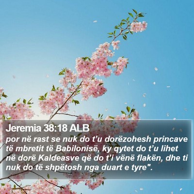 Jeremia 38:18 ALB Bible Verse Image