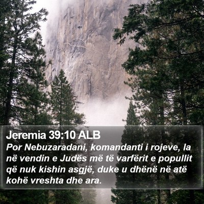 Jeremia 39:10 ALB Bible Verse Image