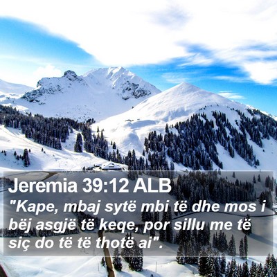 Jeremia 39:12 ALB Bible Verse Image