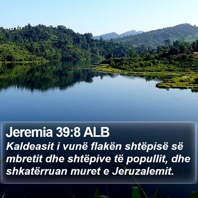 Jeremia 39:8 ALB Bible Verse Image