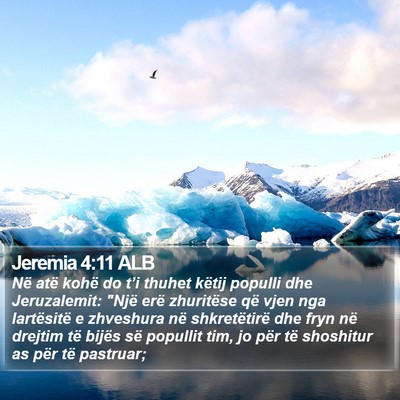 Jeremia 4:11 ALB Bible Verse Image