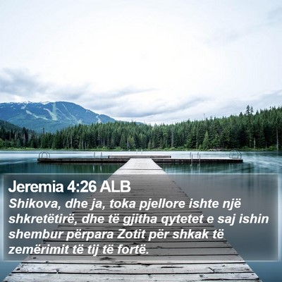 Jeremia 4:26 ALB Bible Verse Image