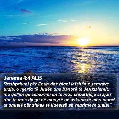 Jeremia 4:4 ALB Bible Verse Image