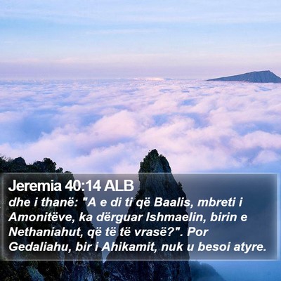 Jeremia 40:14 ALB Bible Verse Image