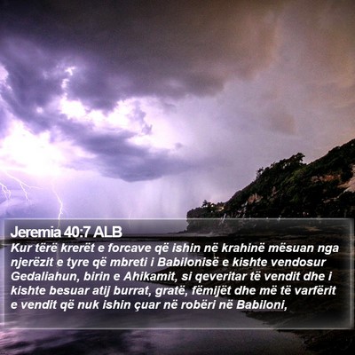 Jeremia 40:7 ALB Bible Verse Image