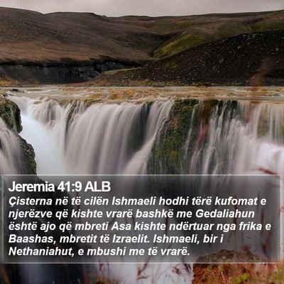 Jeremia 41:9 ALB Bible Verse Image