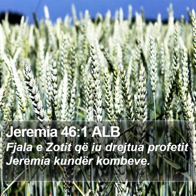Jeremia 46:1 ALB Bible Verse Image