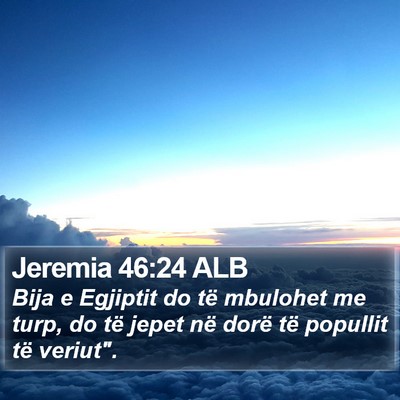 Jeremia 46:24 ALB Bible Verse Image