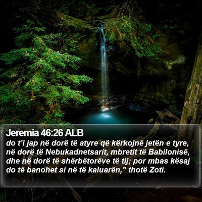 Jeremia 46:26 ALB Bible Verse Image