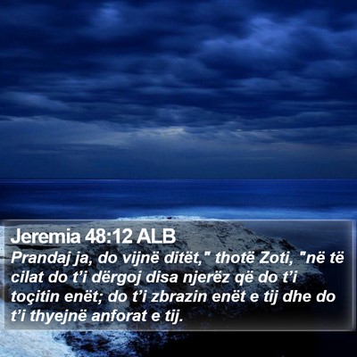 Jeremia 48:12 ALB Bible Verse Image