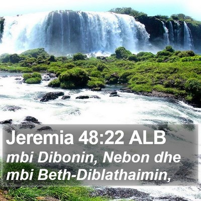 Jeremia 48:22 ALB Bible Verse Image