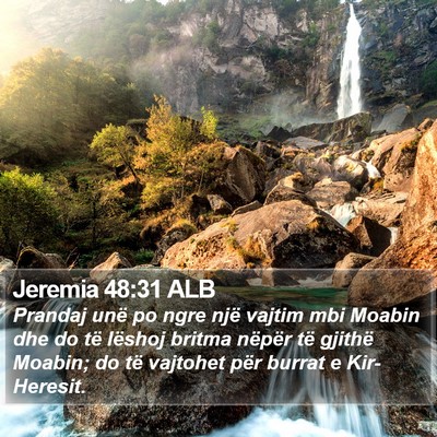 Jeremia 48:31 ALB Bible Verse Image
