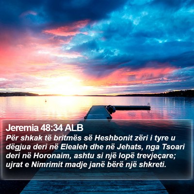 Jeremia 48:34 ALB Bible Verse Image