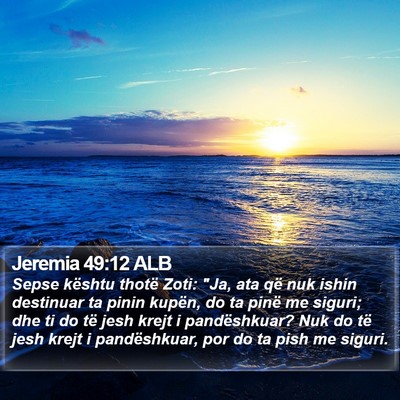 Jeremia 49:12 ALB Bible Verse Image