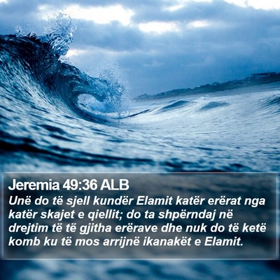 Jeremia 49:36 ALB Bible Verse Image