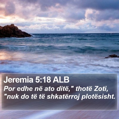 Jeremia 5:18 ALB Bible Verse Image