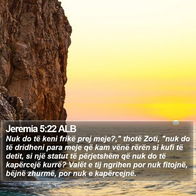 Jeremia 5:22 ALB Bible Verse Image