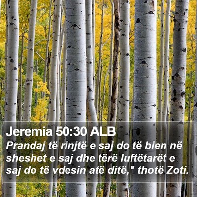 Jeremia 50:30 ALB Bible Verse Image