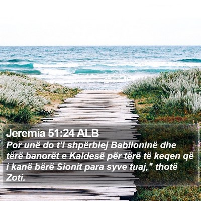 Jeremia 51:24 ALB Bible Verse Image