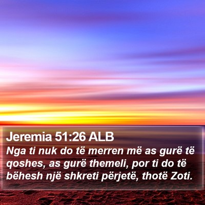 Jeremia 51:26 ALB Bible Verse Image