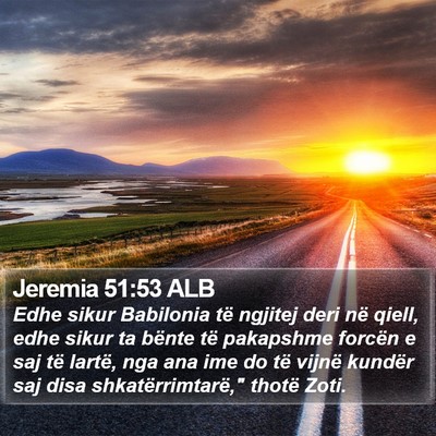 Jeremia 51:53 ALB Bible Verse Image