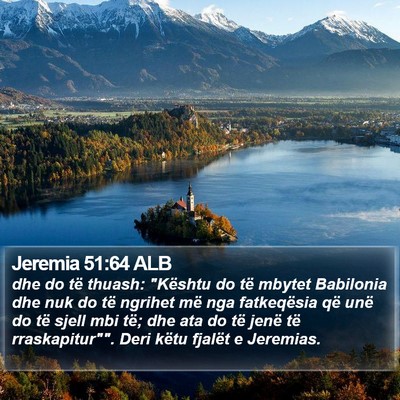 Jeremia 51:64 ALB Bible Verse Image