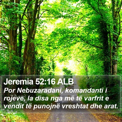 Jeremia 52:16 ALB Bible Verse Image