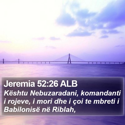 Jeremia 52:26 ALB Bible Verse Image