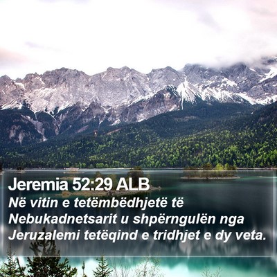 Jeremia 52:29 ALB Bible Verse Image