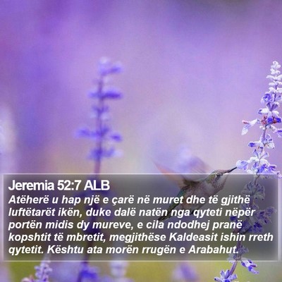 Jeremia 52:7 ALB Bible Verse Image