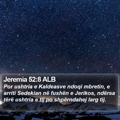 Jeremia 52:8 ALB Bible Verse Image