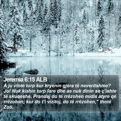 Jeremia 6:15 ALB Bible Verse Image