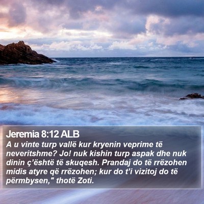 Jeremia 8:12 ALB Bible Verse Image