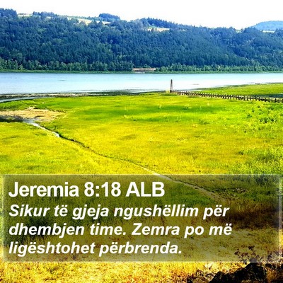 Jeremia 8:18 ALB Bible Verse Image