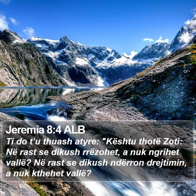 Jeremia 8:4 ALB Bible Verse Image