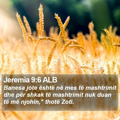 Jeremia 9:6 ALB Bible Verse Image