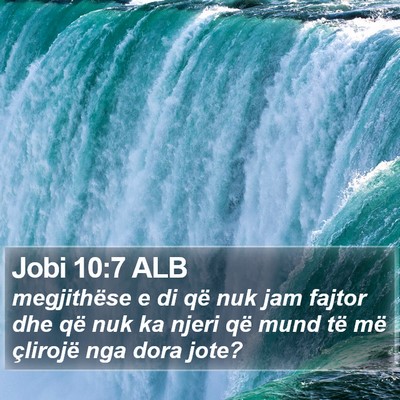 Jobi 10:7 ALB Bible Verse Image