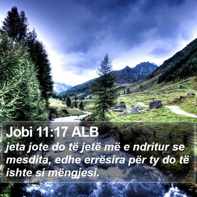Jobi 11:17 ALB Bible Verse Image